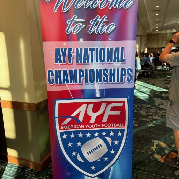 AYF National Championships welcome banner